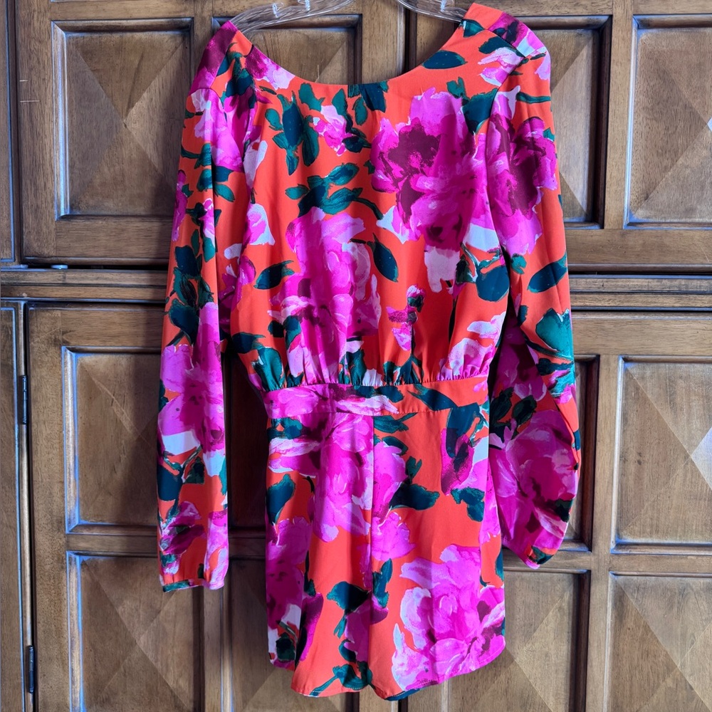 Floral Long Sleeve Dress
